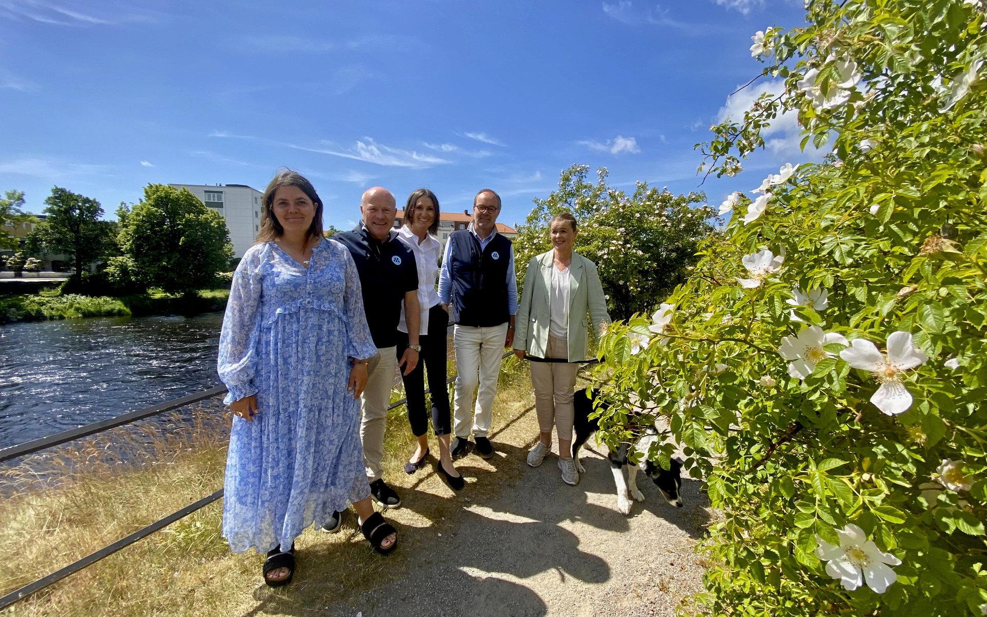 Moderaterna i Falkenberg vill satsa mer på trygghet